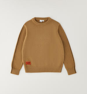 Maglione bambino in cotone BEIGE
