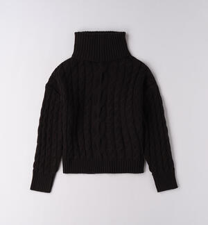 Maglione con scaldacollo per ragazza