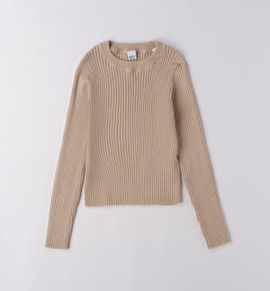 Maglione da ragazza BEIGE