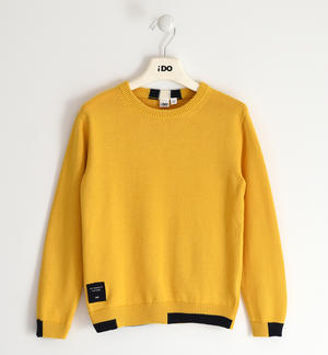 Boy¿s tricot sweater YELLOW