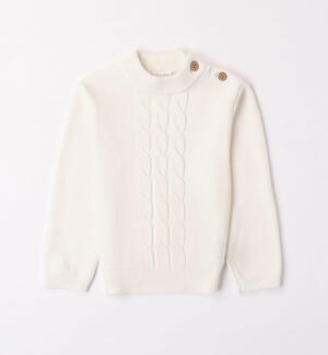 Maglione treccia bambino