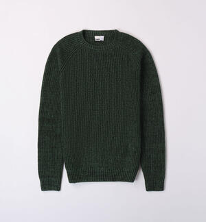 Boys' green jumper