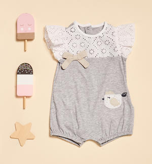 Baby girl romper with san gallo