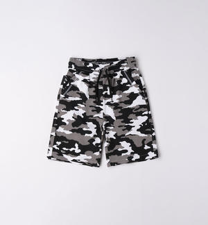 Pantaloncini basket ragazzo GRIGIO