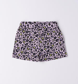 Girl's shorts in a variety of patterns VIOLET