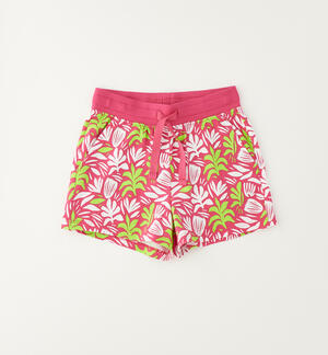 Pantaloncino ragazza con stampa