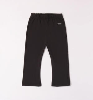 Pantalone a zampa bambina NERO