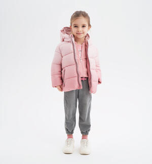 Girls' belted trousers GREY