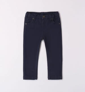 Boys' classic trousers BLUE