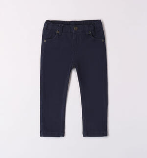 Pantalone bambino in twill stretch