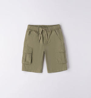 Boy's short cargo-pants GREEN