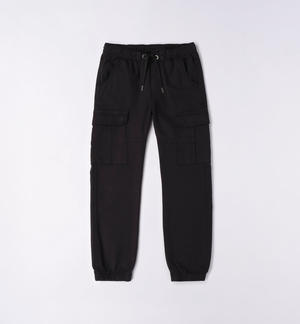 Boy's cargo pants BLACK