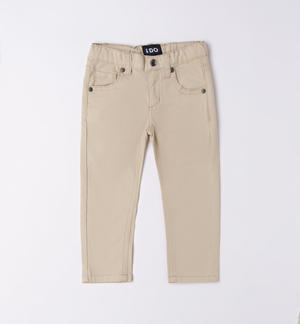 Boy's classic trousers BEIGE