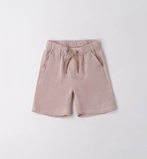 Pantalone corto bambino MARRONE