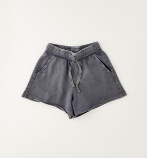 Girls' cropped trousers GREY