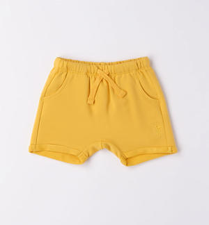 Pantalone corto neonato GIALLO