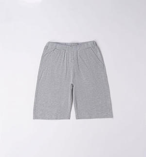 Boy's shorts with embroidery GREY