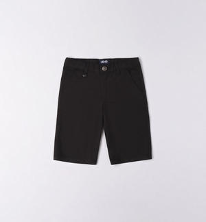 Pantalone corto ragazzo NERO