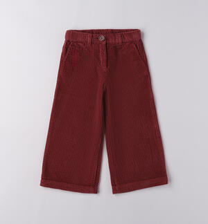 Pantalone da bambina ROSSO