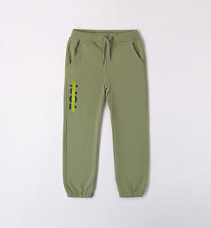 Pantalone garzato per ragazzo VERDE