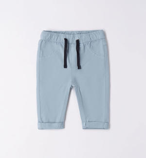 Pantalone lungo neonato BLU