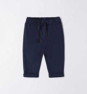 Pantalone lungo neonato BLU