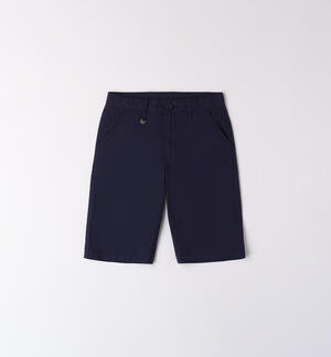 Boys' plain shorts BLUE