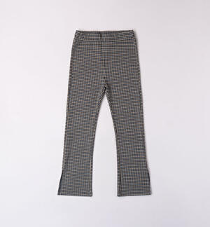Girls' jacquard trousers