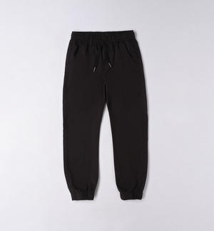 Pantalone ragazzo joggers NERO