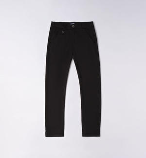 Pantalone slim fit ragazzo NERO