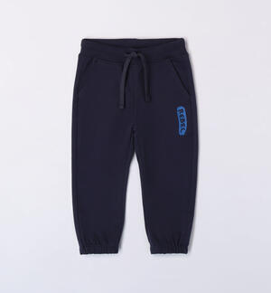 Boys' tracksuit bottoms for the autumn BLUE