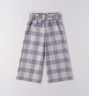Pantaloni a quadri bambina