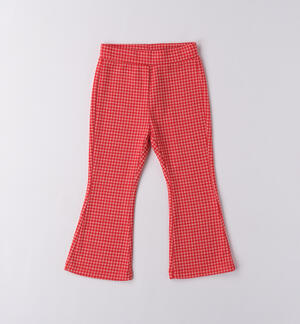 Pantaloni bambina pied de poule