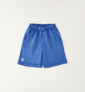 Pantaloni bambino 100% cotone AZZURRO