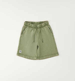 Pantaloni bambino 100% cotone VERDE