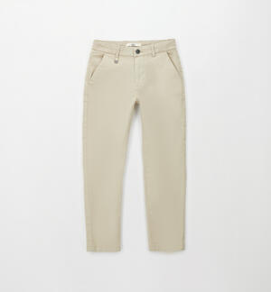 Smart trousers for boys BEIGE