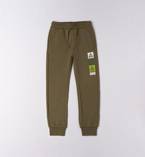 Pantaloni sportivi ragazzo VERDE