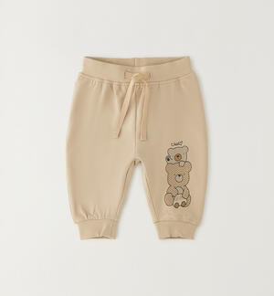 Baby tracksuit trousers BEIGE