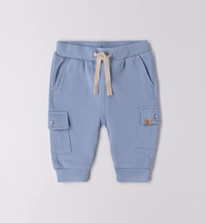 Pantaloni tuta neonato BLU