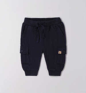 Pantaloni tuta neonato BLU