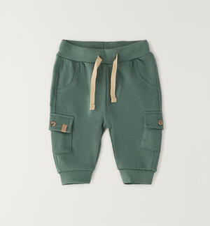 Pantaloni tuta neonato VERDE