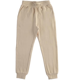 Girl¿s cotton tracksuit trousers