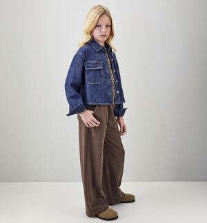 Pantaloni tuta ragazza MARRONE
