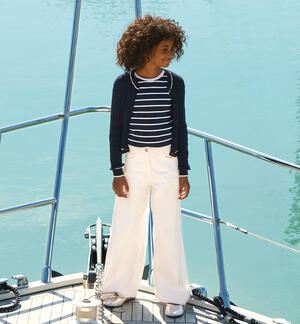 Pantaloni zampa bambina