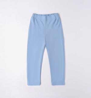 Particolare pantalone ragazza BLU