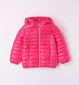 Girls' 100-gram down jacket FUCHSIA