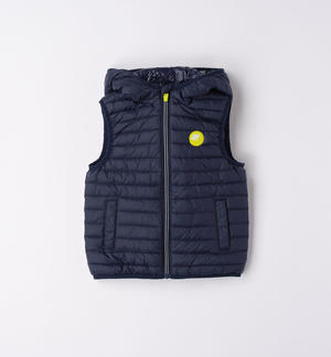 Piumino smanicato bambino BLU