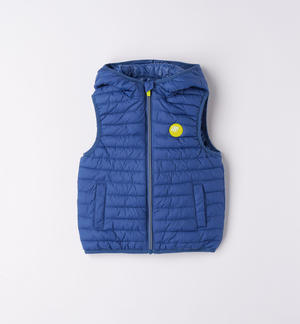 Piumino smanicato bambino BLU