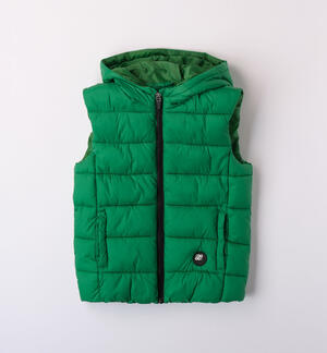 Boys' down gilet GREEN