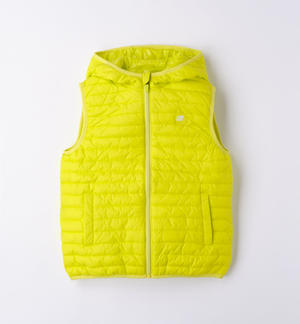Boy's sleeveless padded  jacket GREEN